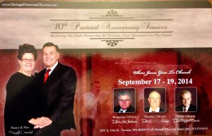 10th Pastoral Anniversary Services